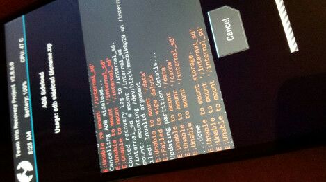 Tutorial atasi masalah Failed To Mount System (Invalid Argument) pada AccessGo GOTUNE 5 via TWRP