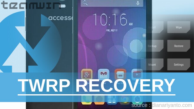 Pasang TWRP AccessGo 4E Tanpa PC